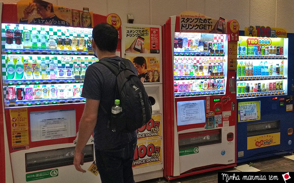 máquina bebida japão